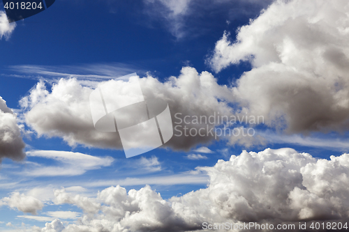 Image of sky with clouds