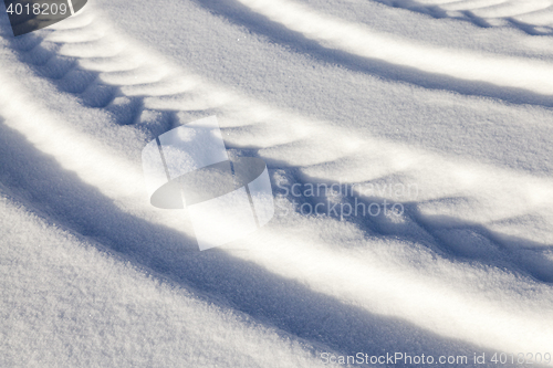 Image of road in winter