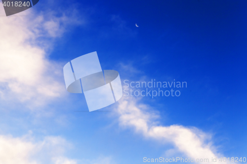 Image of photographed the sky with clouds