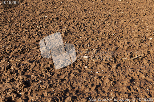 Image of plowed for sowing the land