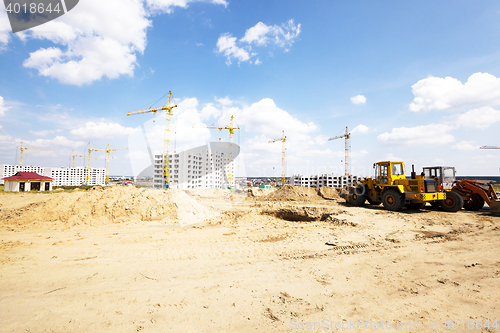 Image of construction residential house