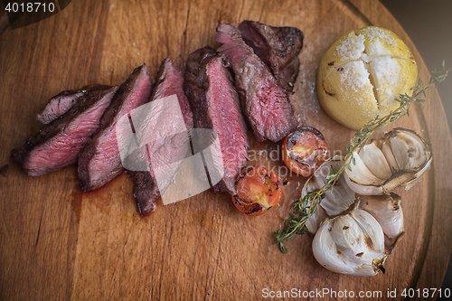 Image of grilled beef steak