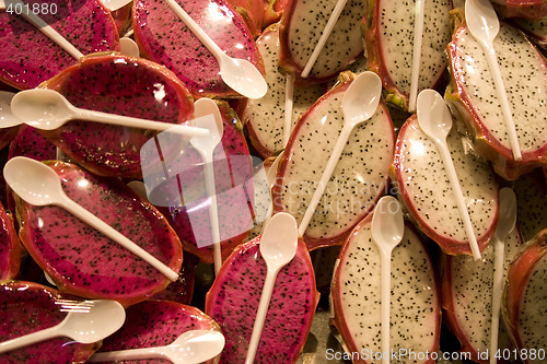 Image of dragonfruit pattern