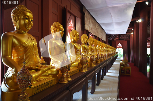 Image of Golden buddha in temple