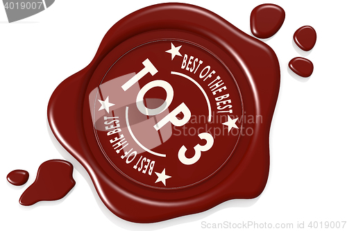 Image of Label seal of top 3 best of the best