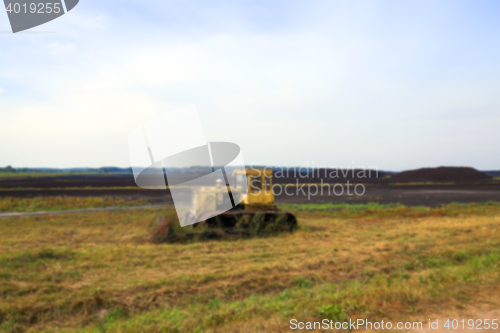 Image of extraction of peat