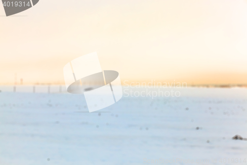 Image of agriculture field in winter