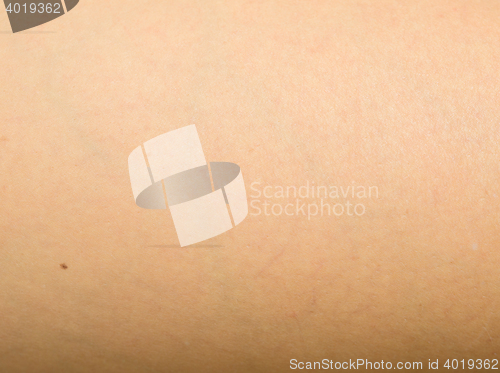 Image of human skin texture