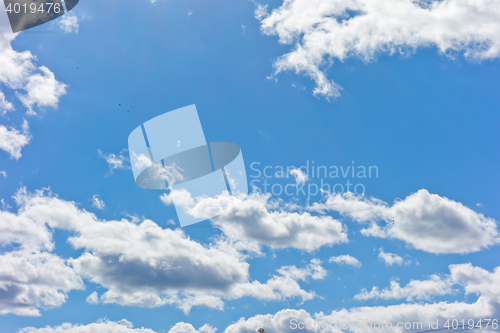 Image of blue sky background