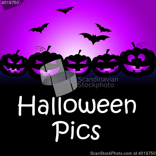 Image of Halloween Pics Indicates Trick Or Treat And Autumn