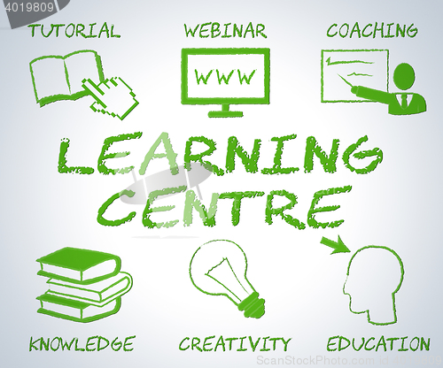 Image of Learning Centre Represents Websites Searching And Study