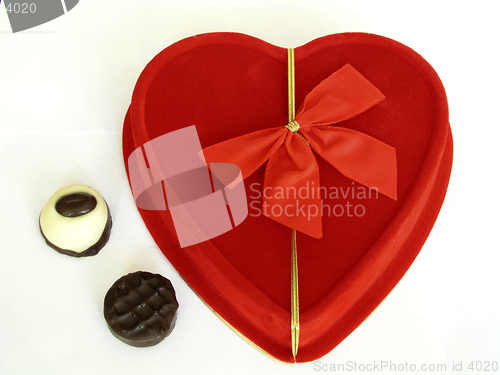 Image of Red Box with Chocolates