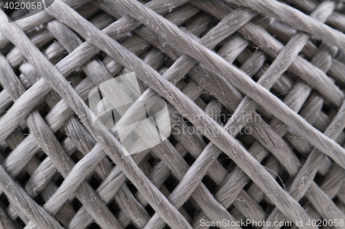 Image of grey rope roll background
