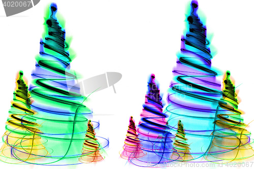 Image of christmas forest 
