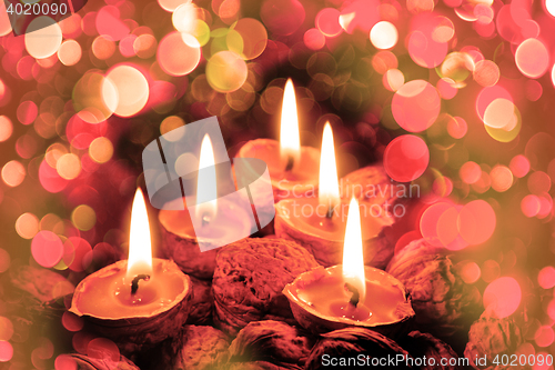 Image of christmas candles