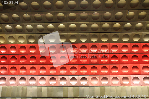 Image of Prague subway background