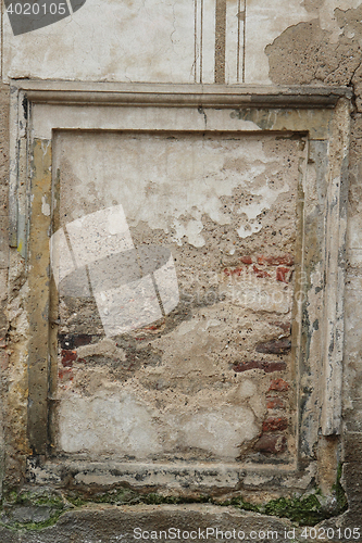 Image of old concrete frame texture