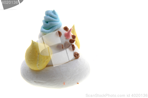 Image of snowman sugar desert