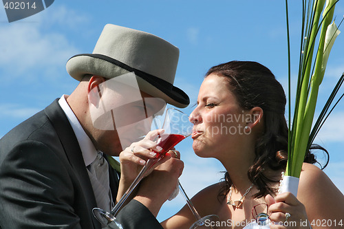 Image of Wedding toast