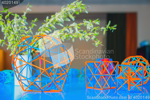 Image of Volumetric Coloured Models of Geometric Solids