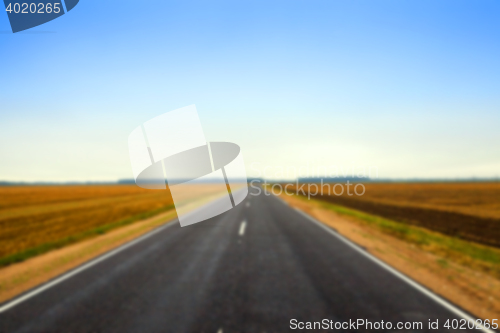 Image of road in the autumn season