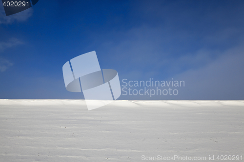 Image of agriculture field in winter