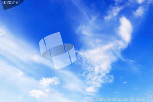 Image of photographed the sky with clouds