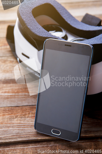 Image of virtual vr glasses goggles headset