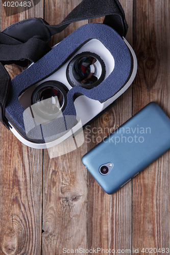 Image of virtual vr glasses goggles headset