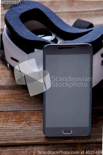 Image of virtual vr glasses goggles headset
