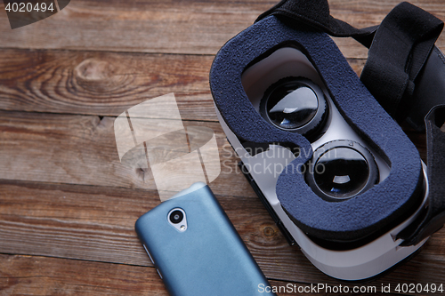 Image of virtual vr glasses goggles headset