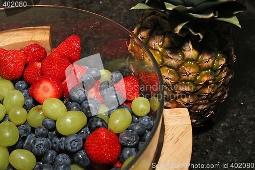Image of pineapple and berries