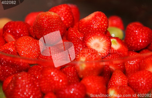 Image of temptating strawberries