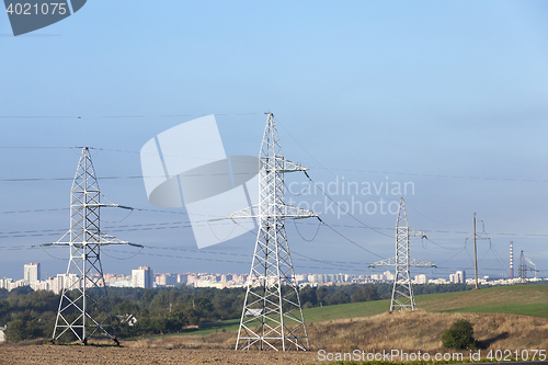 Image of electricity transmission system