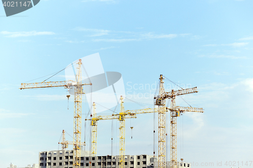 Image of construction of a new home