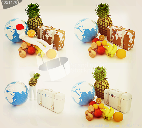 Image of . 3D illustration. Vintage style.