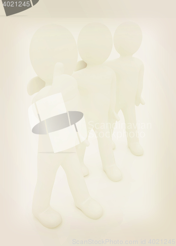 Image of . 3D illustration. Vintage style.