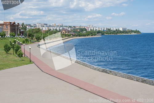 Image of View of the central promenade Kamyshin Volgograd region