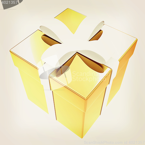 Image of . 3D illustration. Vintage style.