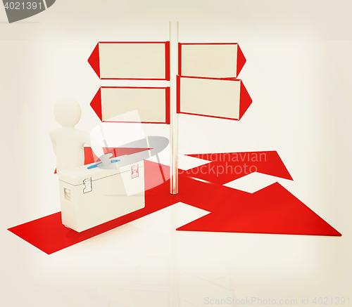 Image of . 3D illustration. Vintage style.