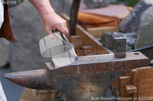 Image of medieval blacksmith