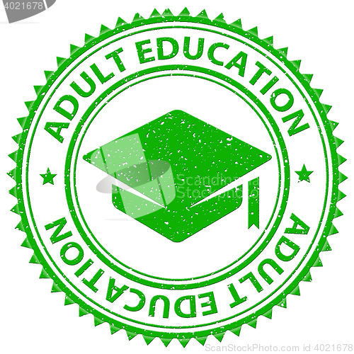 Image of Adult Education Shows Educated Studying And Adults