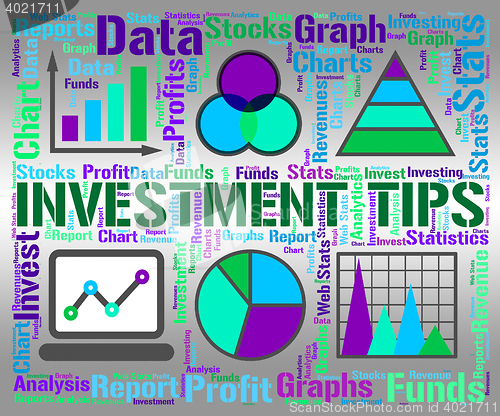 Image of Investment Tips Represents Suggestion Inkling And Investments