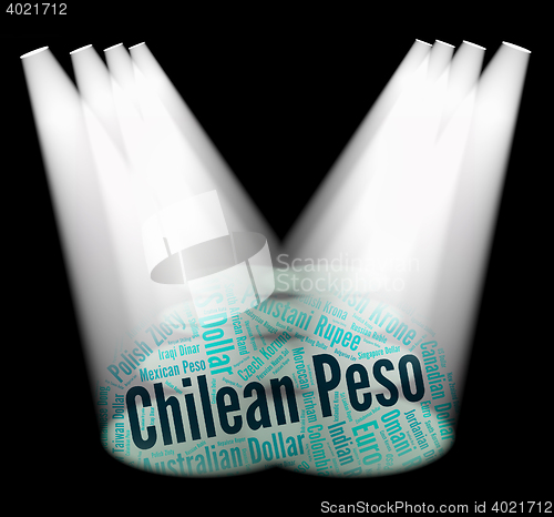 Image of Chilean Peso Means Foreign Exchange And Coin