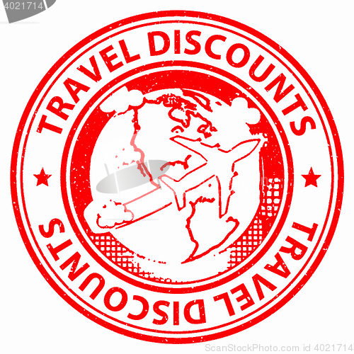 Image of Travel Discounts Represents Traveller Discounted And Save