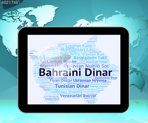 Image of Bahraini Dinar Means Exchange Rate And Coin