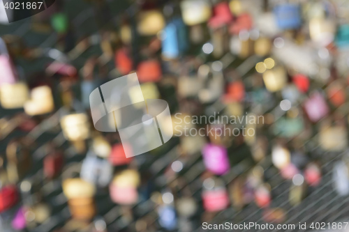 Image of Blurred love locks