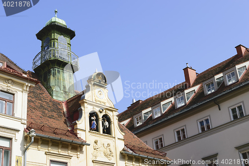 Image of Historic Glockenspiel Graz Austria