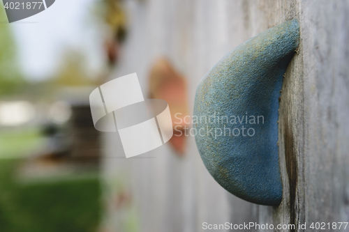 Image of Detail Climbing wall