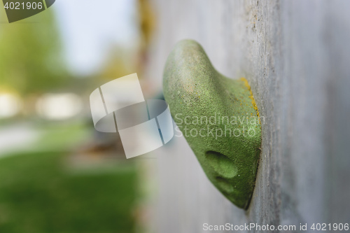 Image of Detail Climbing wall